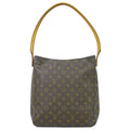 Louis Vuitton LV Looping GM Monogram Shoulder Bag Brown
