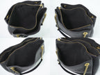 Louis Vuitton LV Calf MM Monogram Empreinte Leather Shoulder Bag Tote Noir — view 8