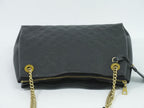 Louis Vuitton LV Calf MM Monogram Empreinte Leather Shoulder Bag Tote Noir — view 5