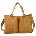 Hermes Caravan Horizontal MM 2-Way Shoulder Bag Tote Leather Brown