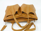 Hermes Caravan Horizontal MM 2-Way Shoulder Bag Tote Leather Brown — view 5