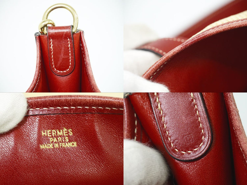 Hermes Evelyne 1 GM Pana Must Low Shoulder Bag Beige — view 9