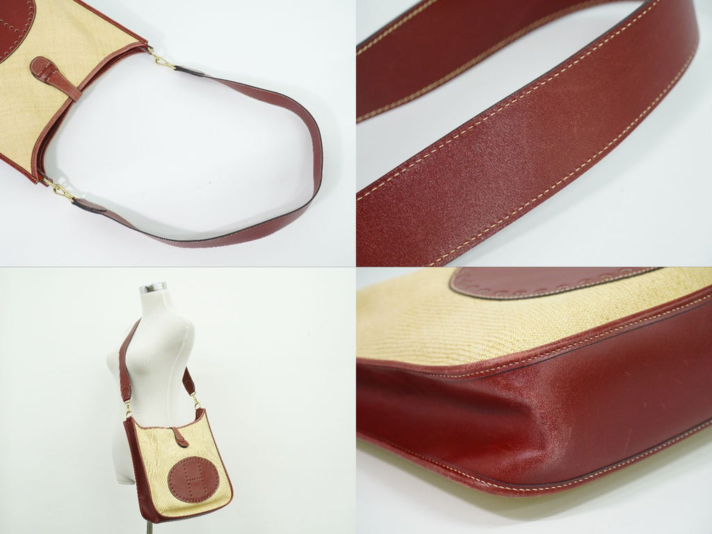 Hermes Evelyne 1 GM Pana Must Low Shoulder Bag Beige — view 6