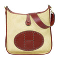 Hermes Evelyne 1 GM Pana Must Low Shoulder Bag Beige