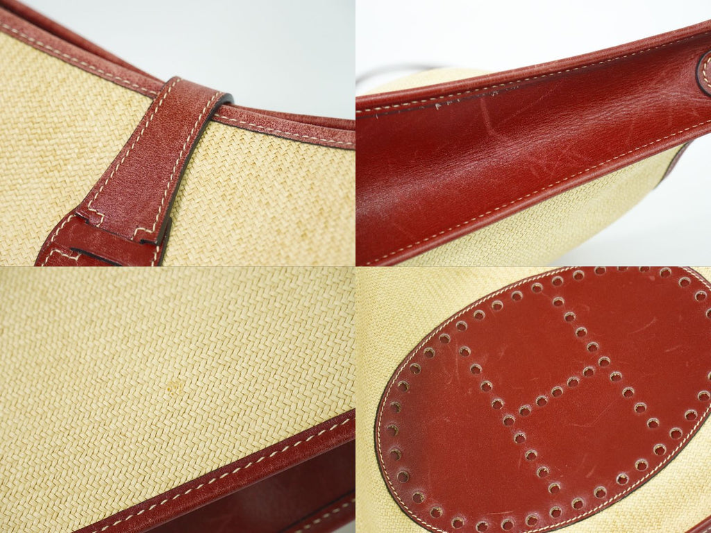 Hermes Evelyne 1 GM Pana Must Low Shoulder Bag Beige — view 7