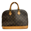 Louis Vuitton Monogram Alma Brown Gold Leather Handbag