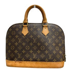 Louis Vuitton Monogram Alma Brown Gold Leather Handbag — view 2