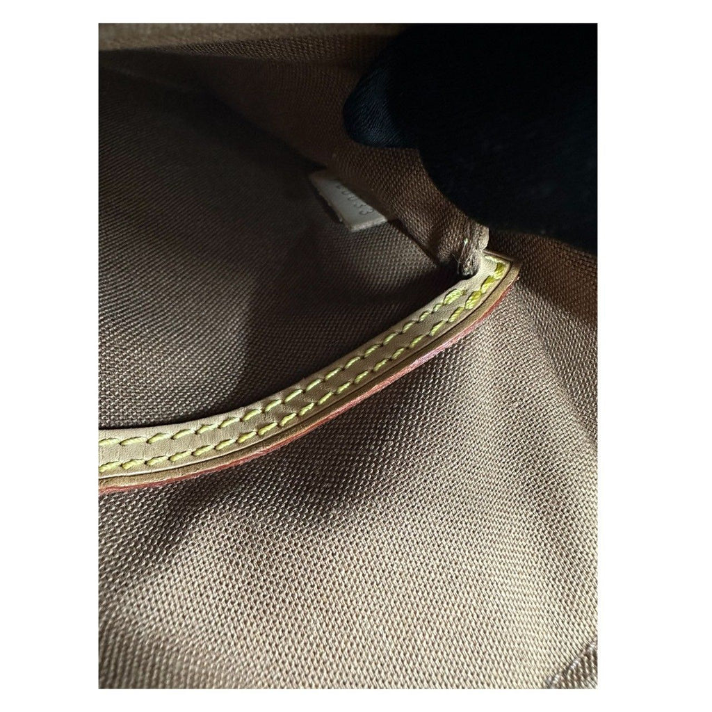 Louis Vuitton Monogram Alma Brown Gold Leather Handbag — view 7