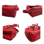 Louis Vuitton Lockme Red Ruby Silver Leather Backpack — view 7