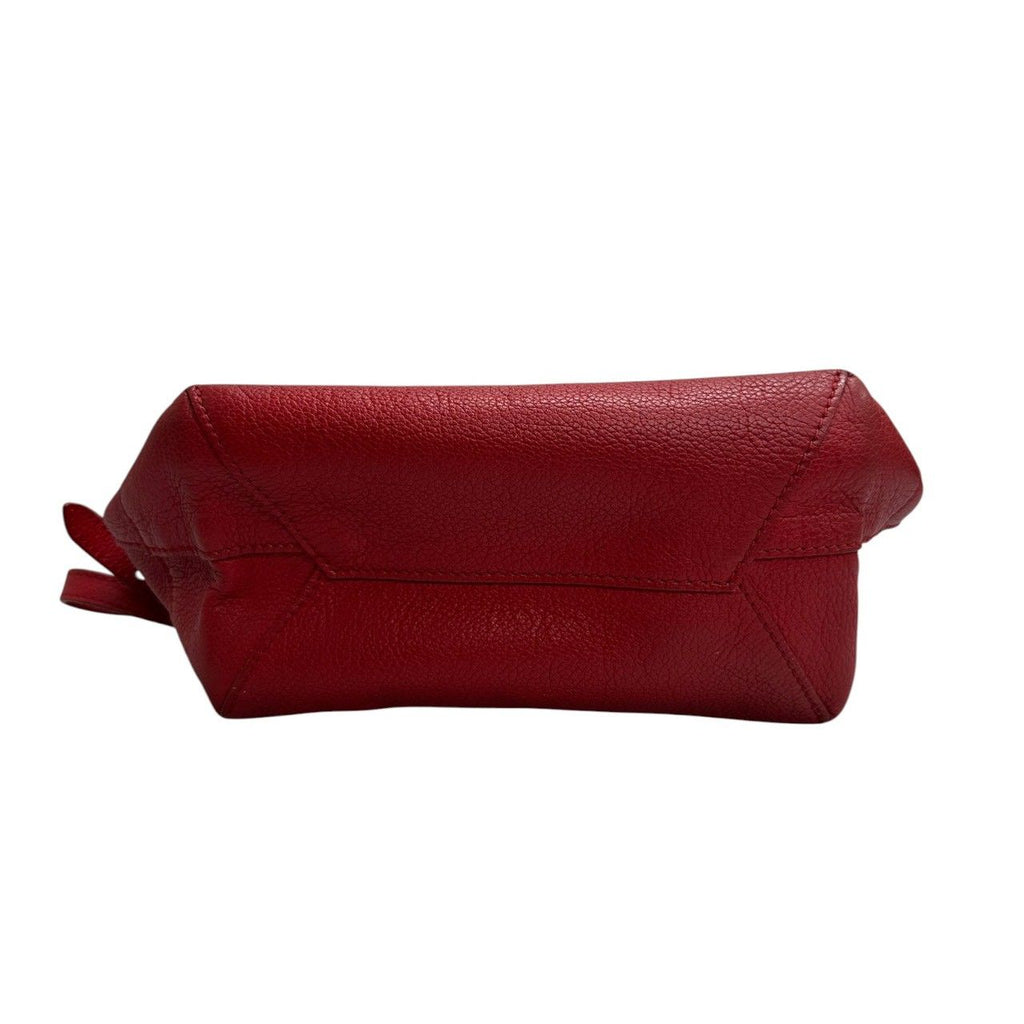 Louis Vuitton Lockme Red Ruby Silver Leather Backpack — view 5