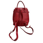 Louis Vuitton Lockme Red Ruby Silver Leather Backpack — view 2