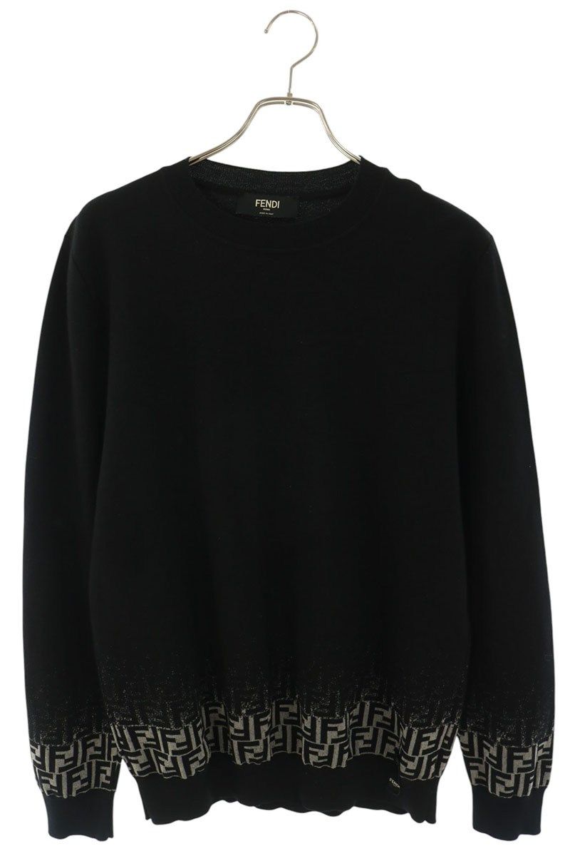Fendi Gradient Zucca Pattern Knit 52 Sweater