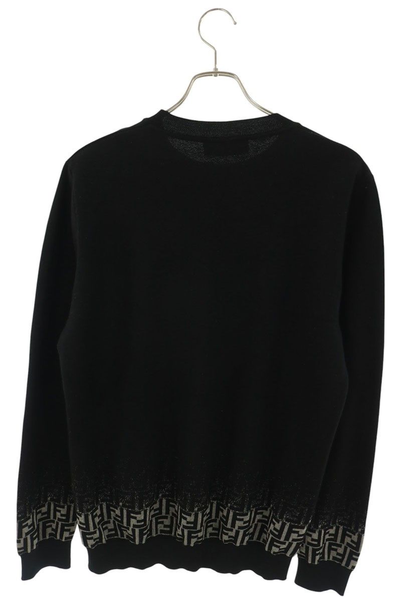 Fendi Gradient Zucca Pattern Knit 52 Sweater — view 2