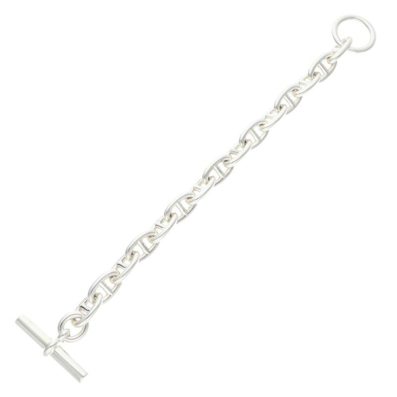 Hermes Chaine D'Ancre MM Silver Bracelet — view 2