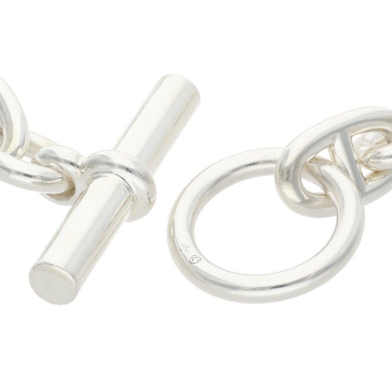 Hermes Chaine D'Ancre MM Silver Bracelet — view 4