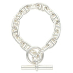 Hermes Chaine D'Ancre MM Silver Bracelet