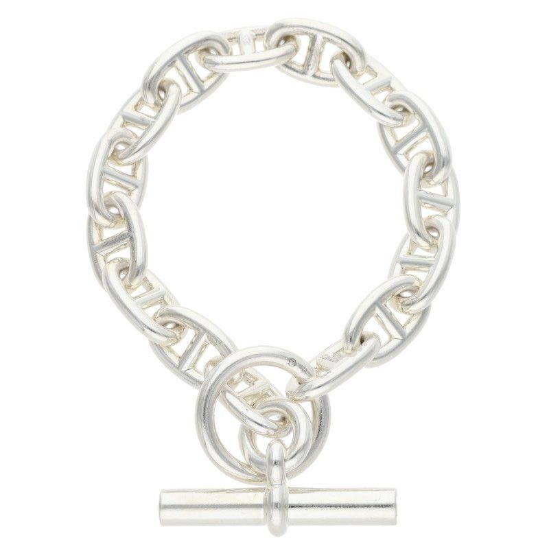 Hermes Chaine D'Ancre MM Silver Bracelet