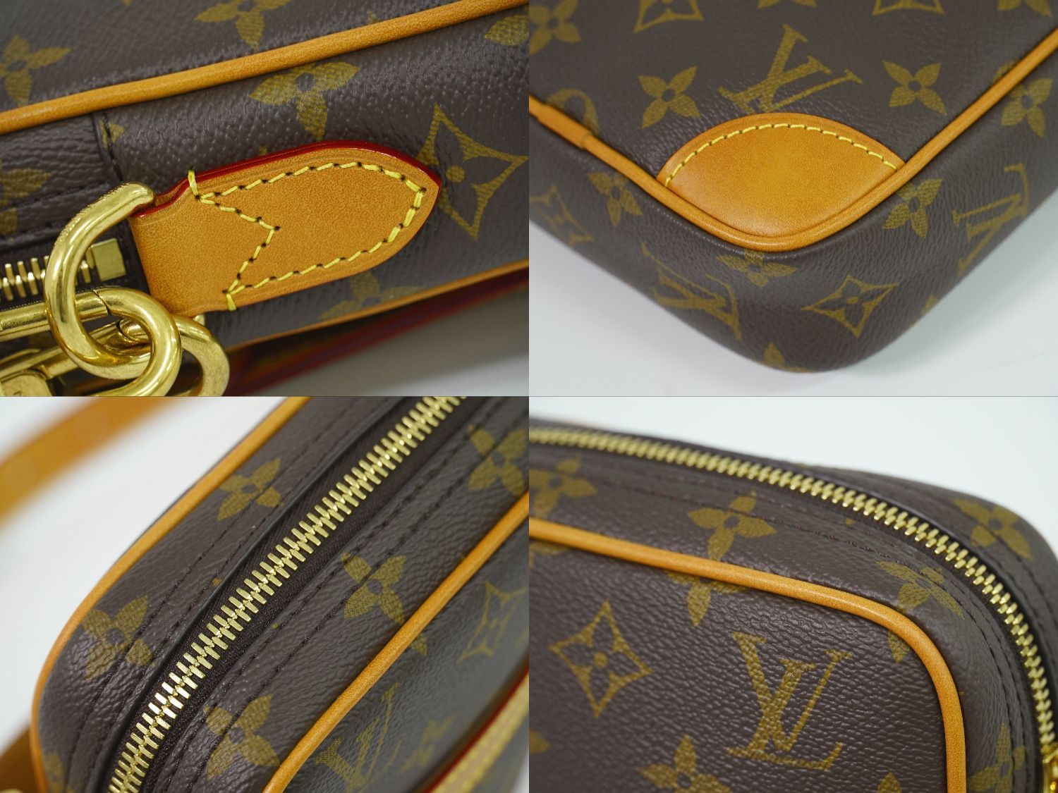 Louis Vuitton LV Danube Monogram Archive 2-Way Shoulder Bag Brown — view 7