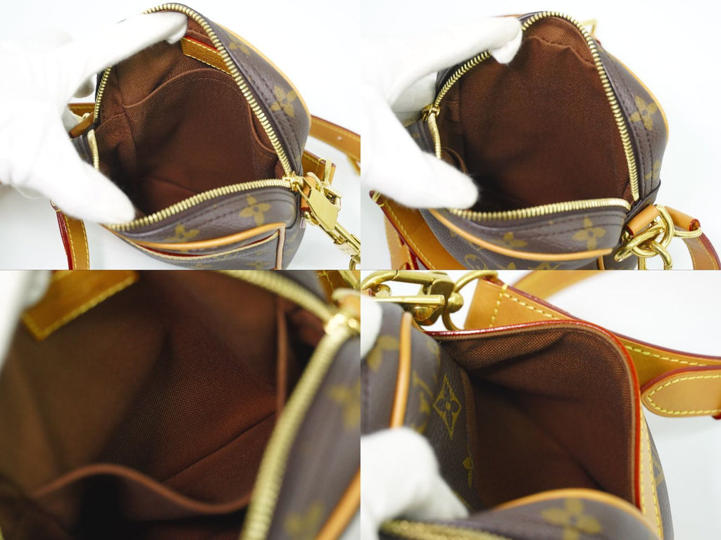 Louis Vuitton LV Danube Monogram Archive 2-Way Shoulder Bag Brown — view 8