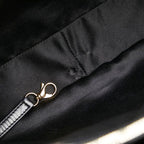 Chanel Quilted CC Logo Tote Shoulder Bag Black Caviar Leather