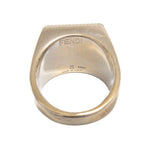 Fendi Ring FF Logo s Silver — view 3