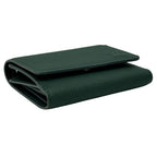Louis Vuitton Wallet Aerogram Trifold Wax Calf Leather Victor Forest Green — view 3