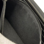 Dior Wallet CD Icon Leather Long Zip Black Logo Simple — view 8