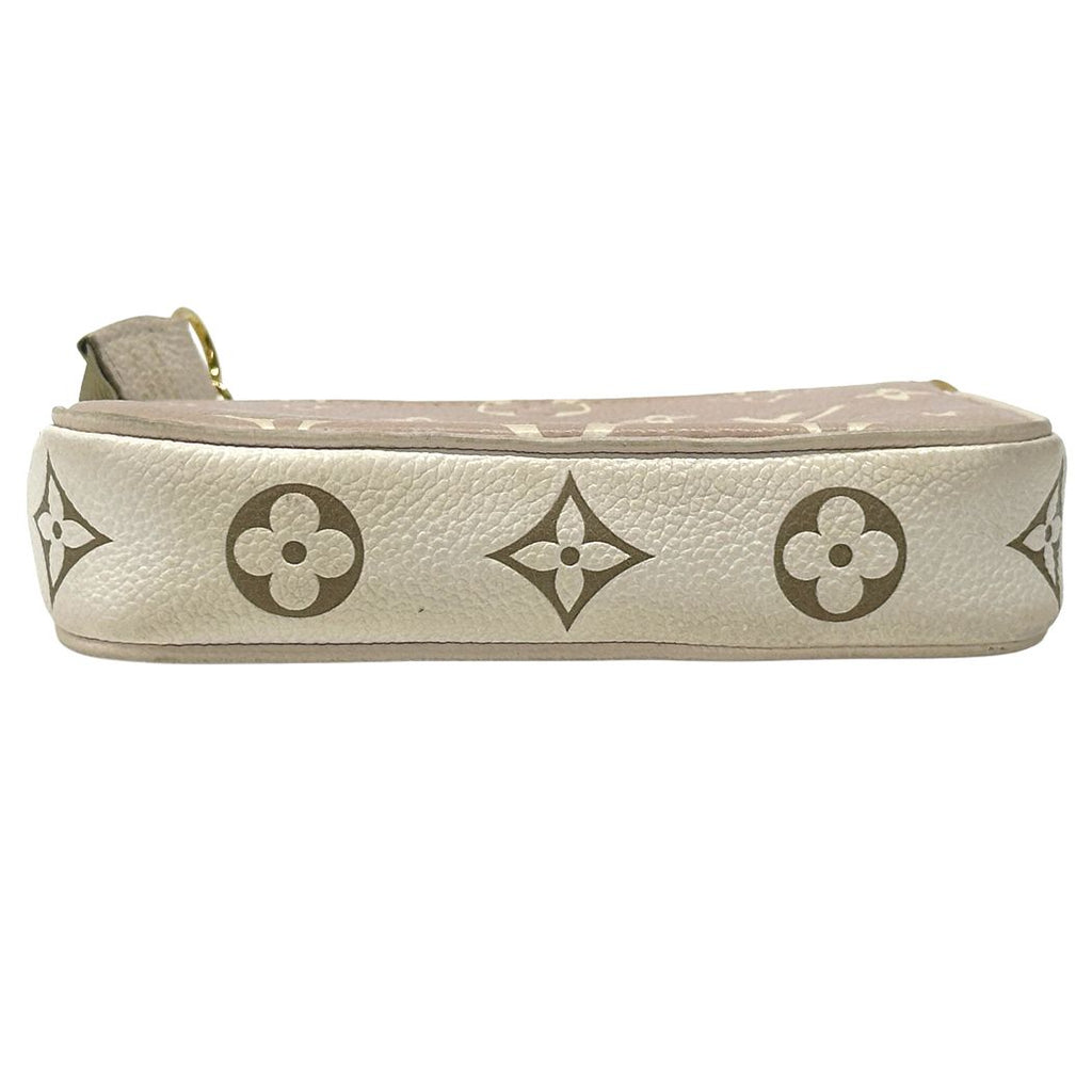 Louis Vuitton Pouch Monogram Bicolor Empreinte Mini Pochette Khaki Beige Mini — view 3