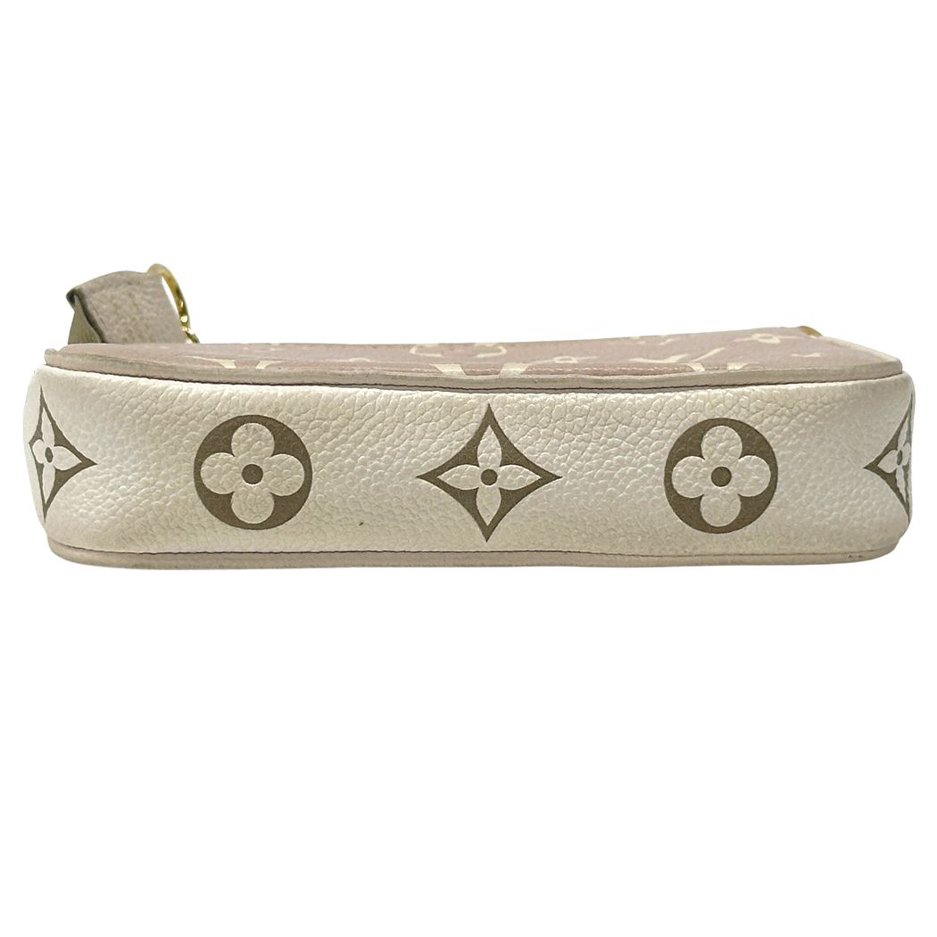 Louis Vuitton Pouch Monogram Bicolor Empreinte Mini Pochette Khaki Beige Mini — view 3
