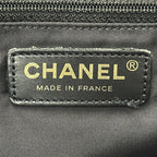 Chanel New Travel Tote PM Nylon Black Gold Shoulder — view 6