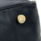 Chanel New Travel Tote PM Nylon Black Gold Shoulder — view 9