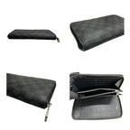 Louis Vuitton Damier Graphite Black Silver Leather Wallet — view 7