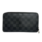 Louis Vuitton Damier Graphite Black Silver Leather Wallet — view 2