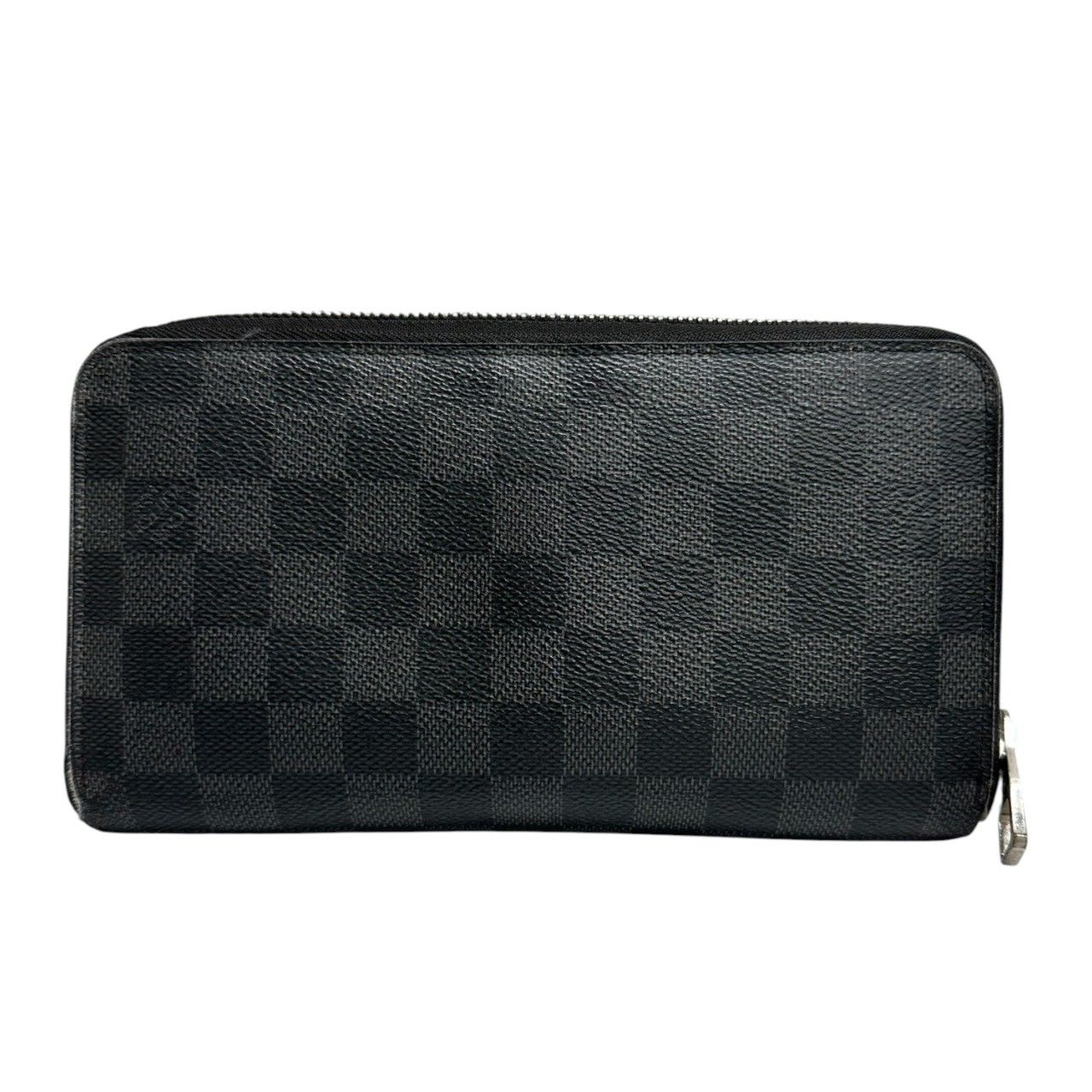 Louis Vuitton Damier Graphite Black Silver Leather Wallet — view 2