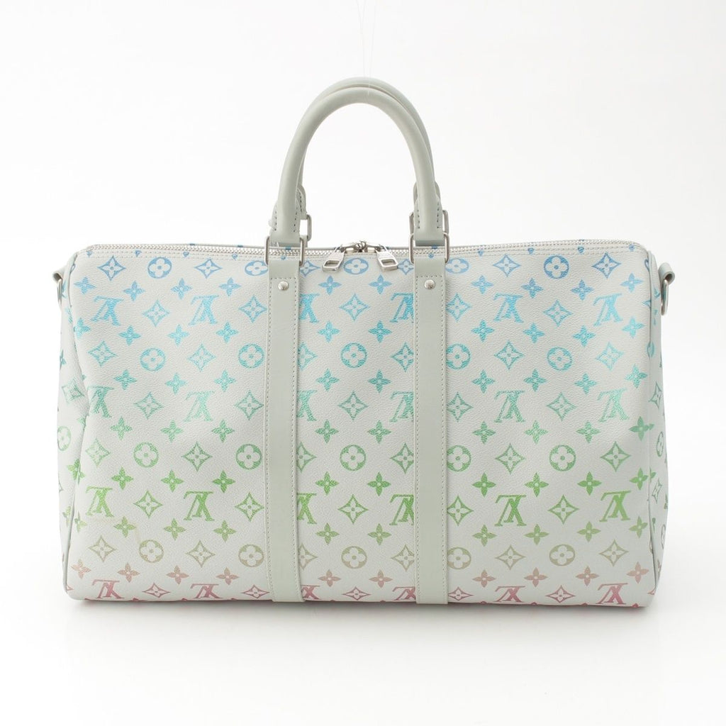 Louis Vuitton Monogram Iridescent Keepall Bandouliere 45 Boston Bag Multicolor
