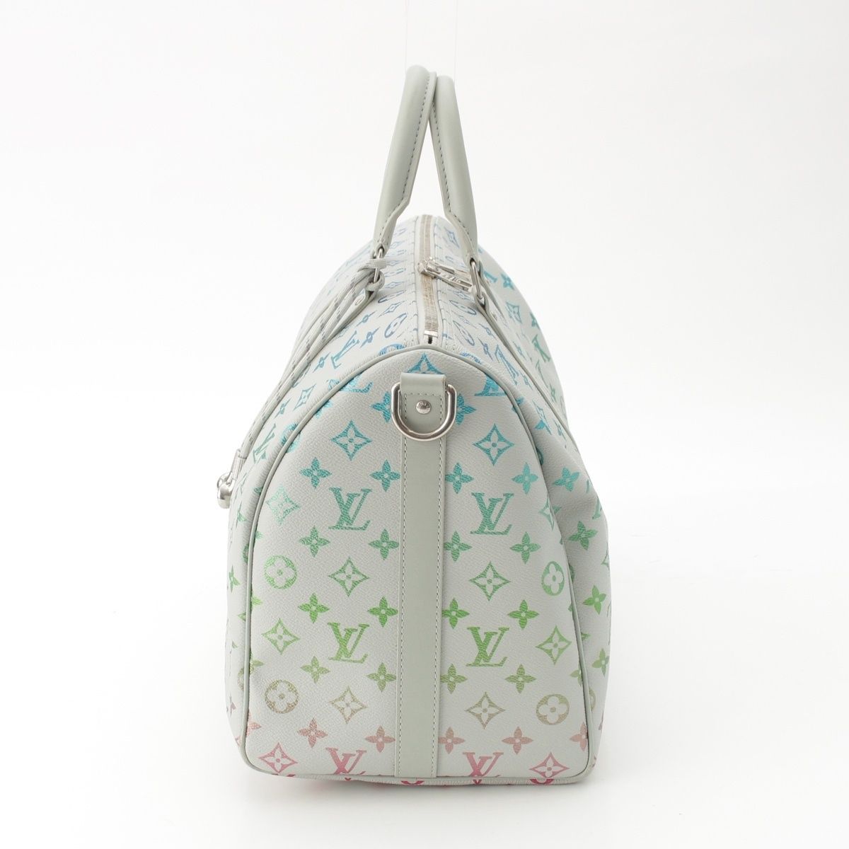 Louis Vuitton Monogram Iridescent Keepall Bandouliere 45 Boston Bag Multicolor