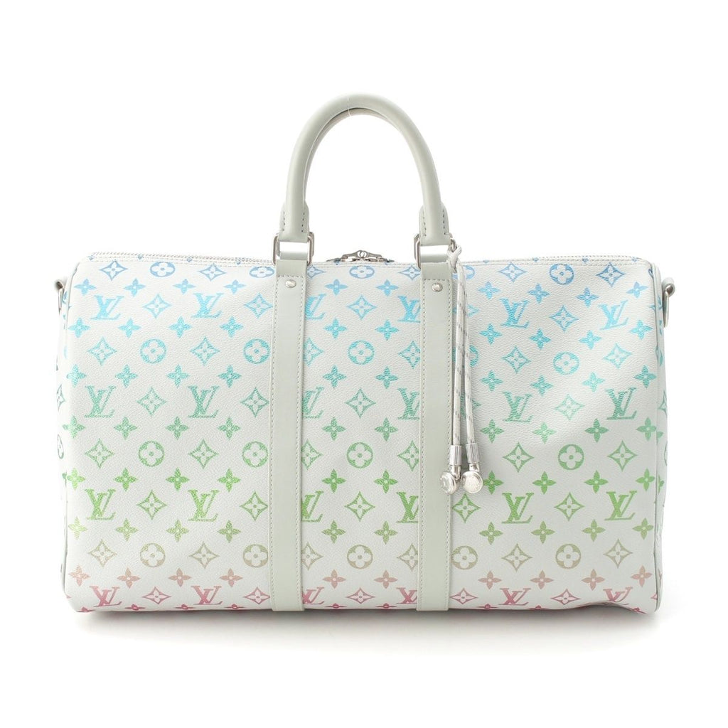 Louis Vuitton Monogram Iridescent Keepall Bandouliere 45 Boston Bag Multicolor