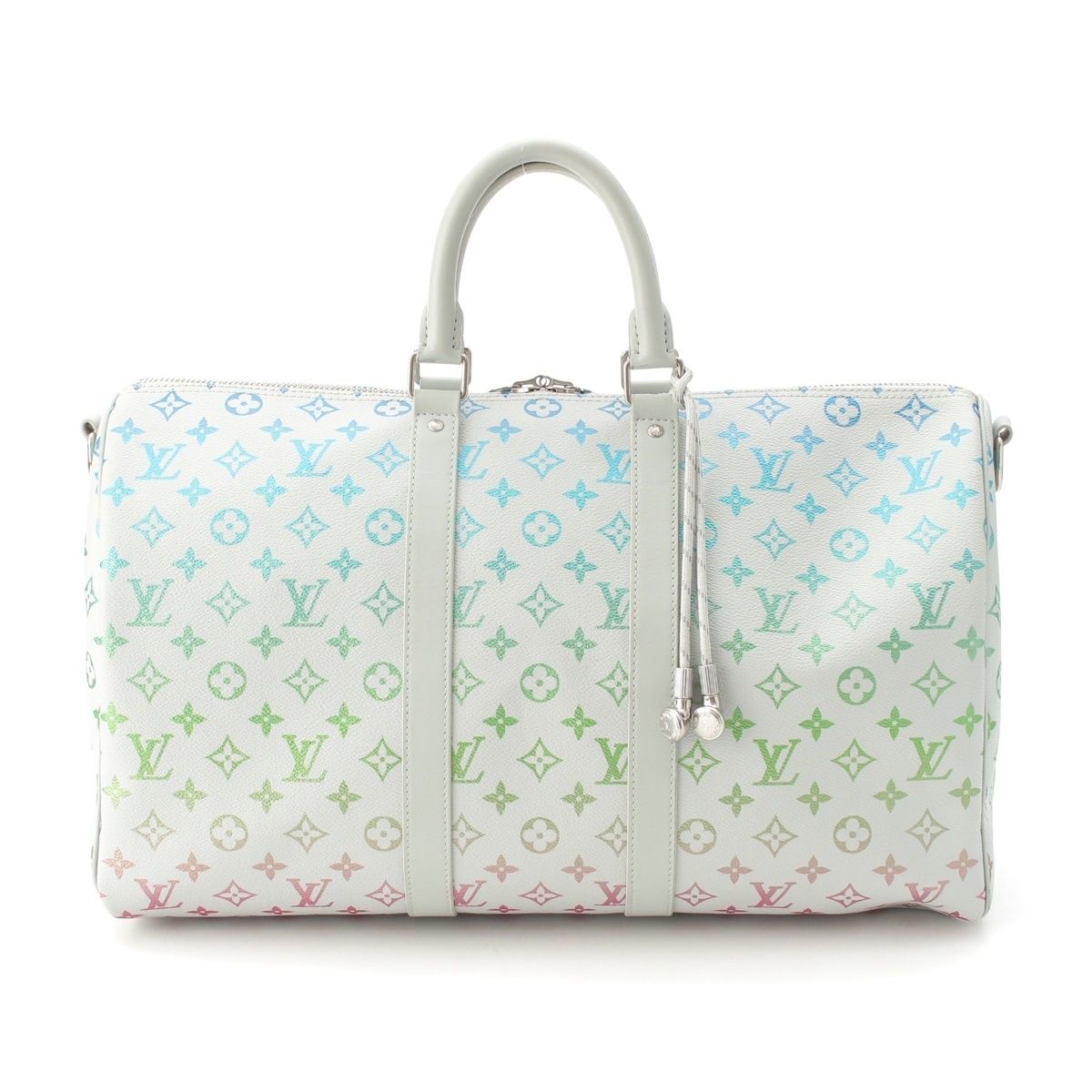 Louis Vuitton Monogram Iridescent Keepall Bandouliere 45 Boston Bag Multicolor