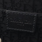 Dior Galiano Era Leather Bondage Chain Shoulder Bag Black