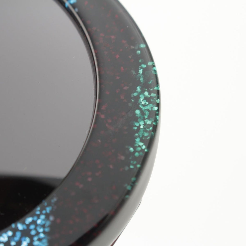 Gucci Interlocking Round Lame Sunglasses Eyewear Black Rainbow