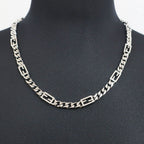 Fendi Ten Necklace Bucket FF Logo Link Chain Silver — view 9