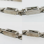 Fendi Ten Necklace Bucket FF Logo Link Chain Silver — view 7
