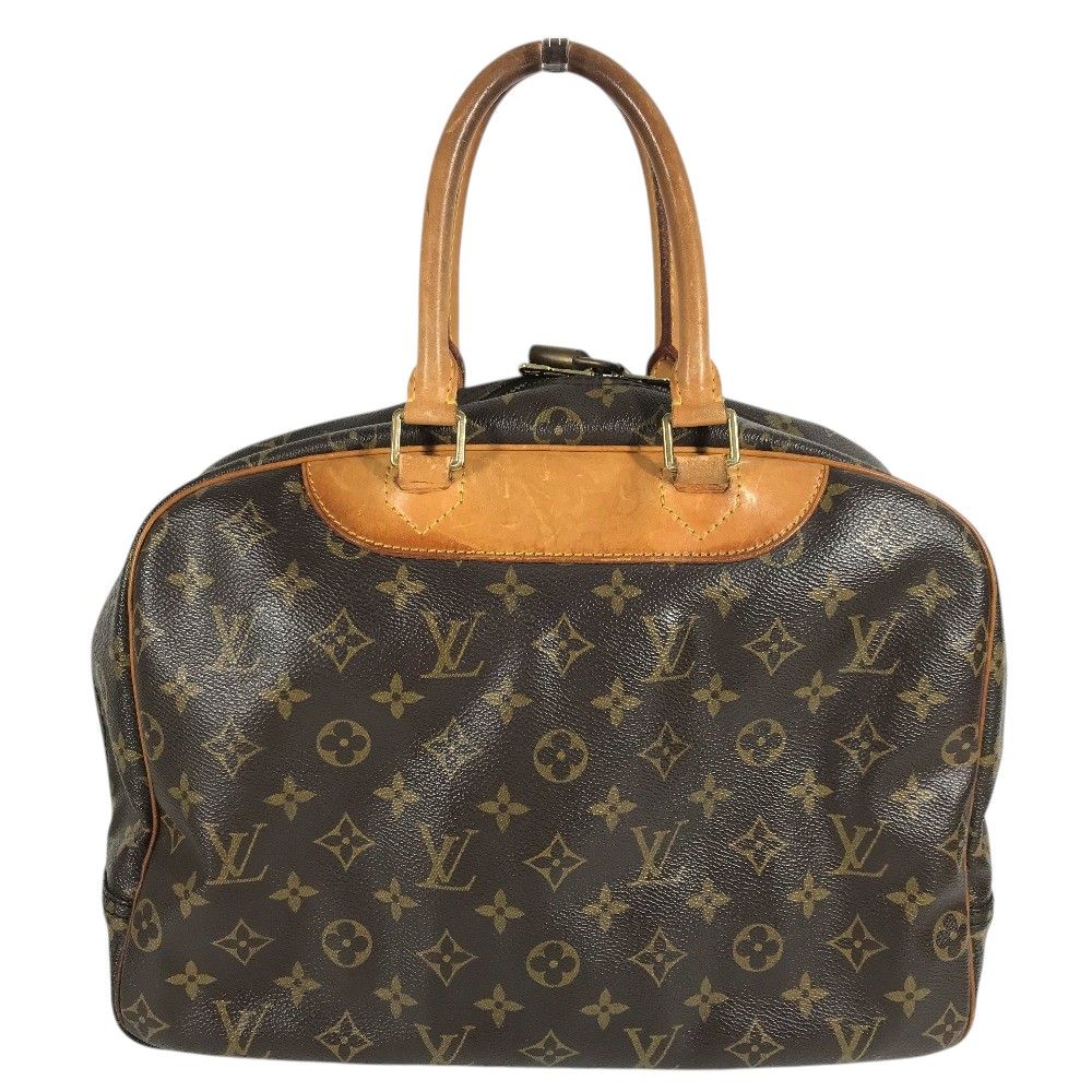 Louis Vuitton Handbag Deauville Monogram Canvas Brown