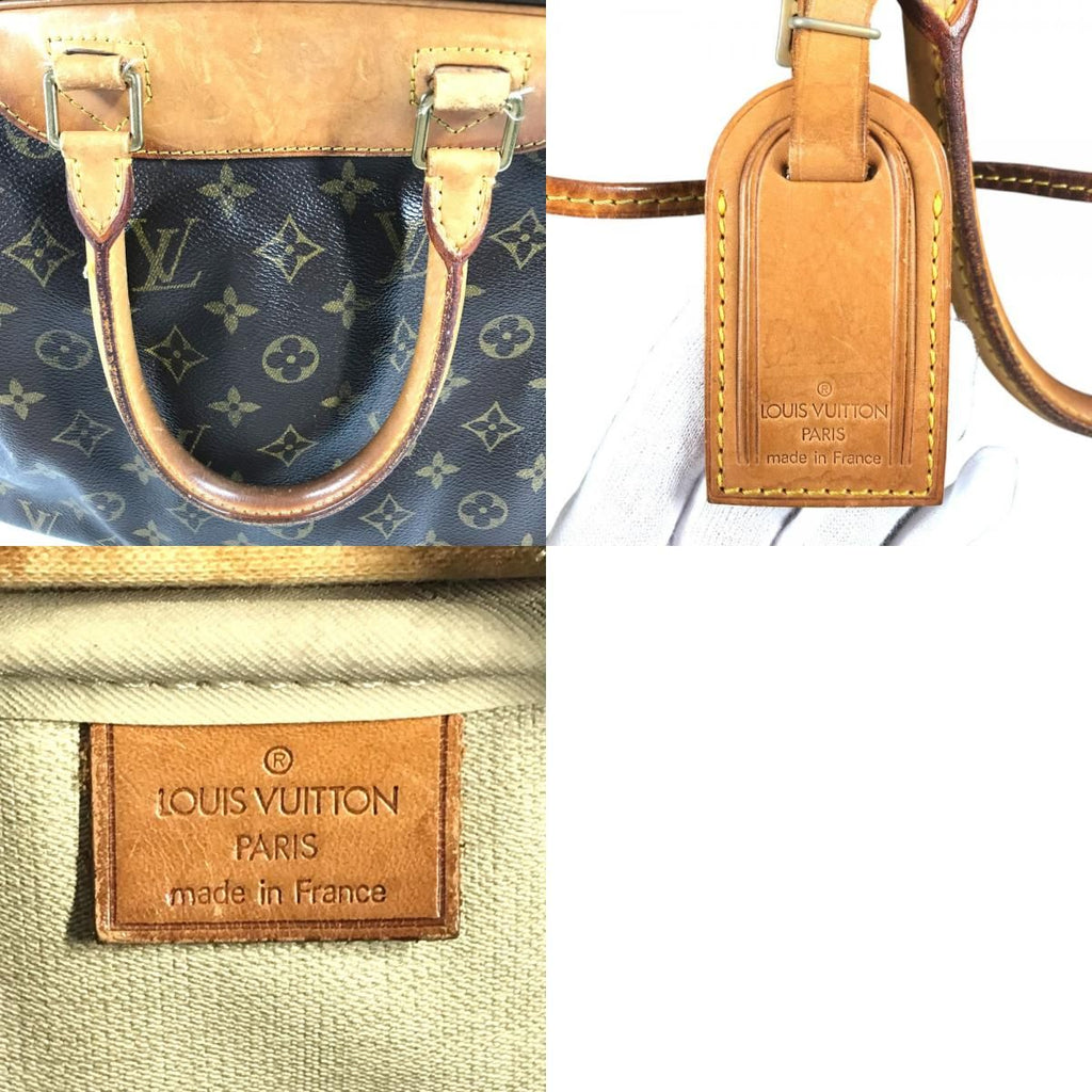 Louis Vuitton Handbag Deauville Monogram Canvas Brown — view 9