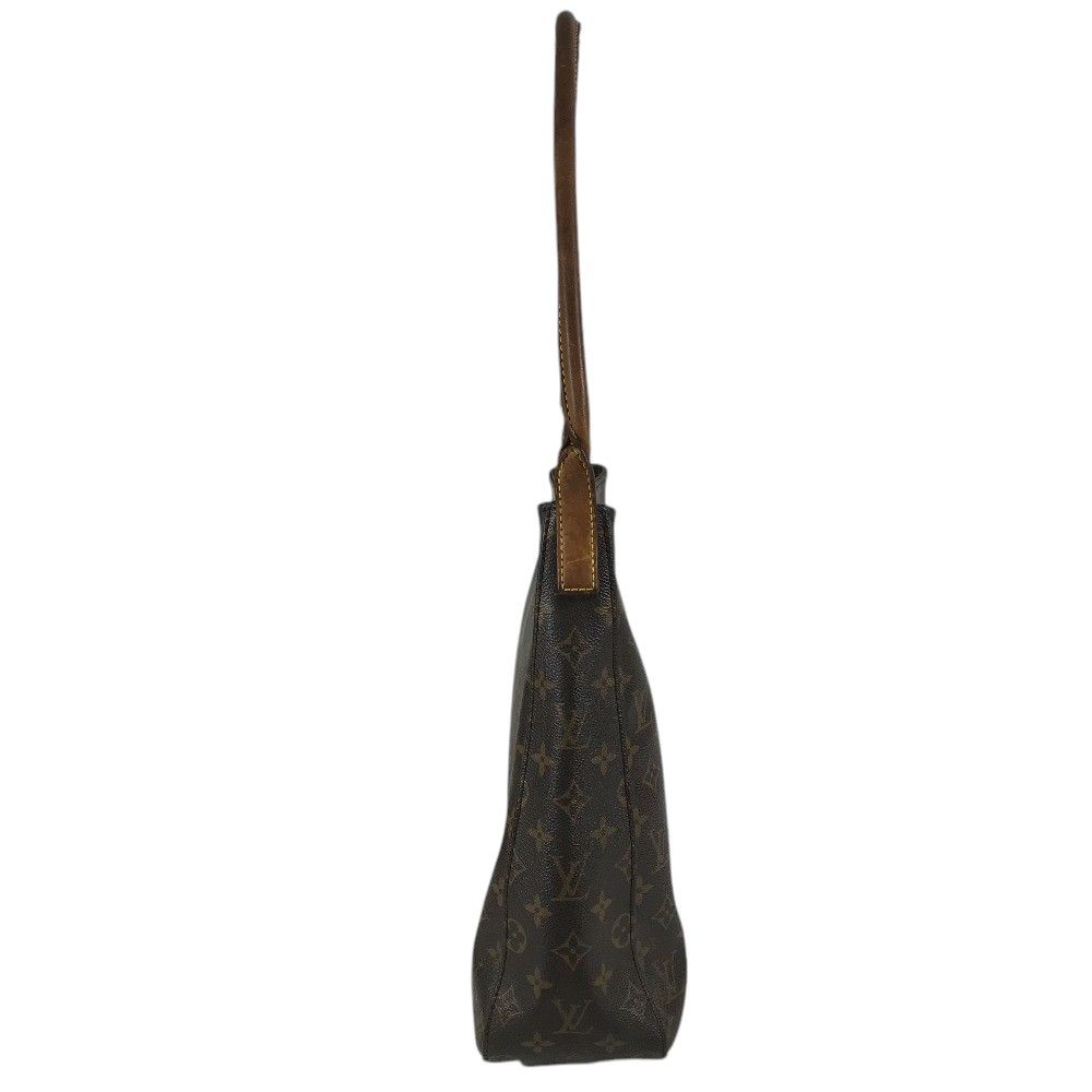 Louis Vuitton Shoulder Bag Looping GM Monogram Canvas Brown — view 3