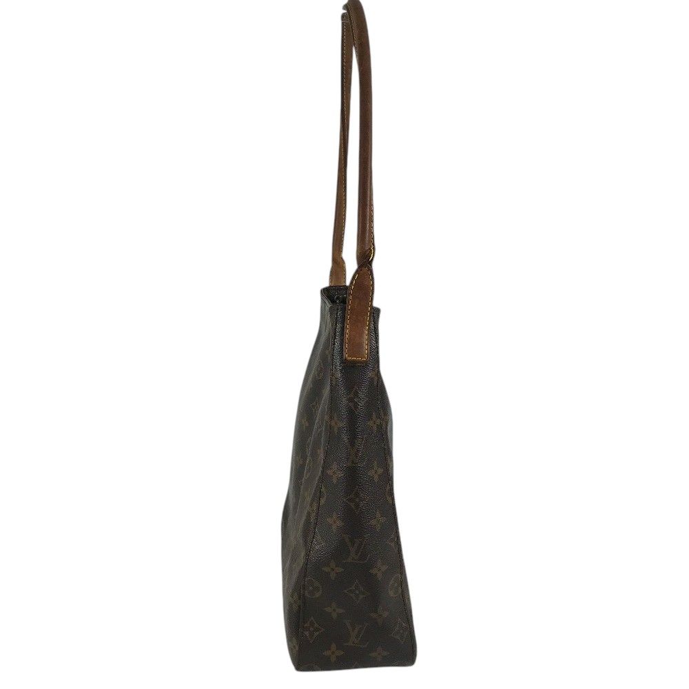 Louis Vuitton Shoulder Bag Looping GM Monogram Canvas Brown — view 2
