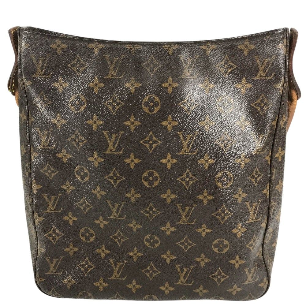 Louis Vuitton Shoulder Bag Looping GM Monogram Canvas Brown — view 5