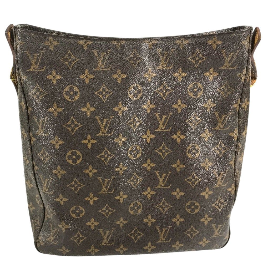 Louis Vuitton Shoulder Bag Looping GM Monogram Canvas Brown — view 6