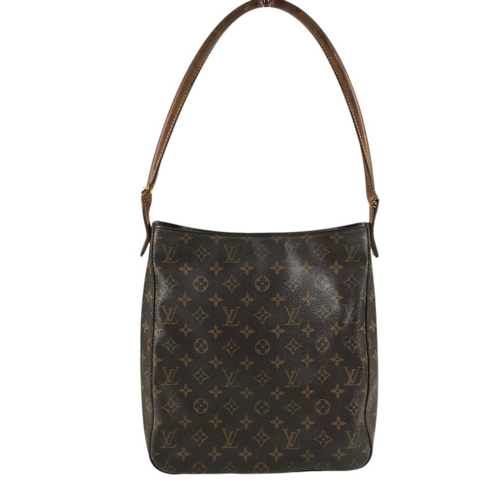 Louis Vuitton Shoulder Bag Looping GM Monogram Canvas Brown