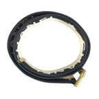 Chanel Belt CC Logo Canvas Leather Black — view 2